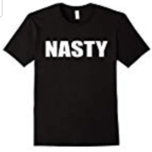 Nasty Unisex Black Short Sleeve Tee